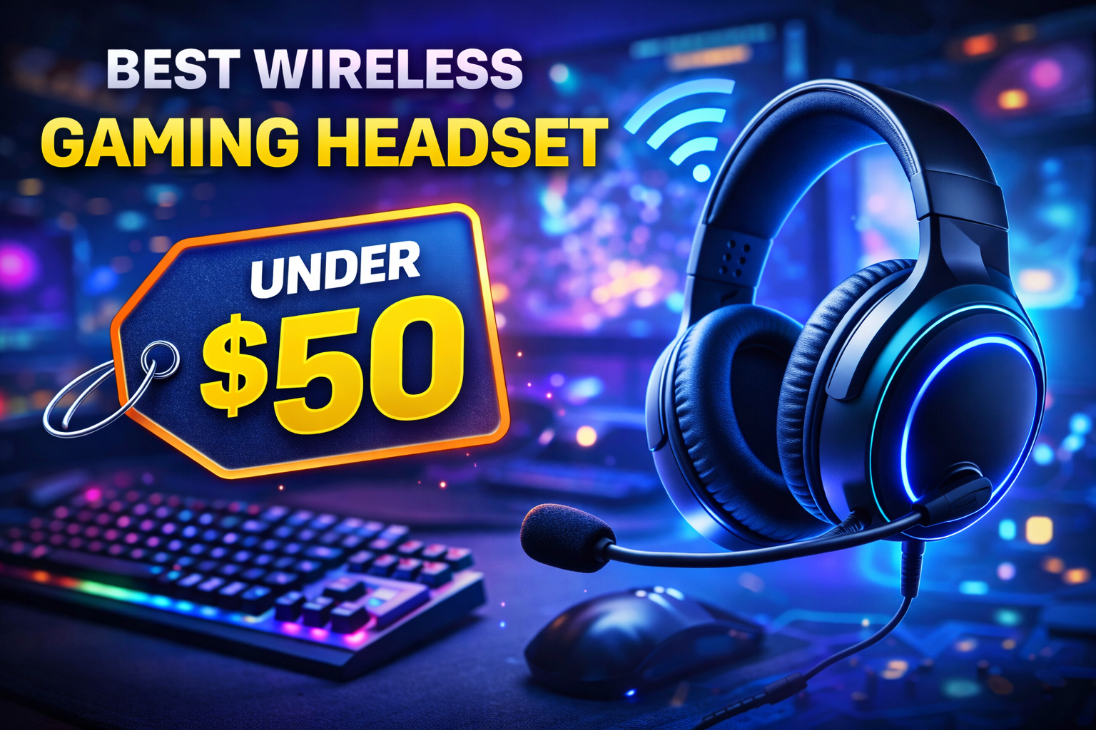 Best Wireless Gaming Headset Under $50 (2026 Guide)