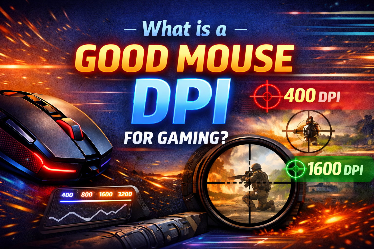 Gaming mouse DPI comparison for FPS